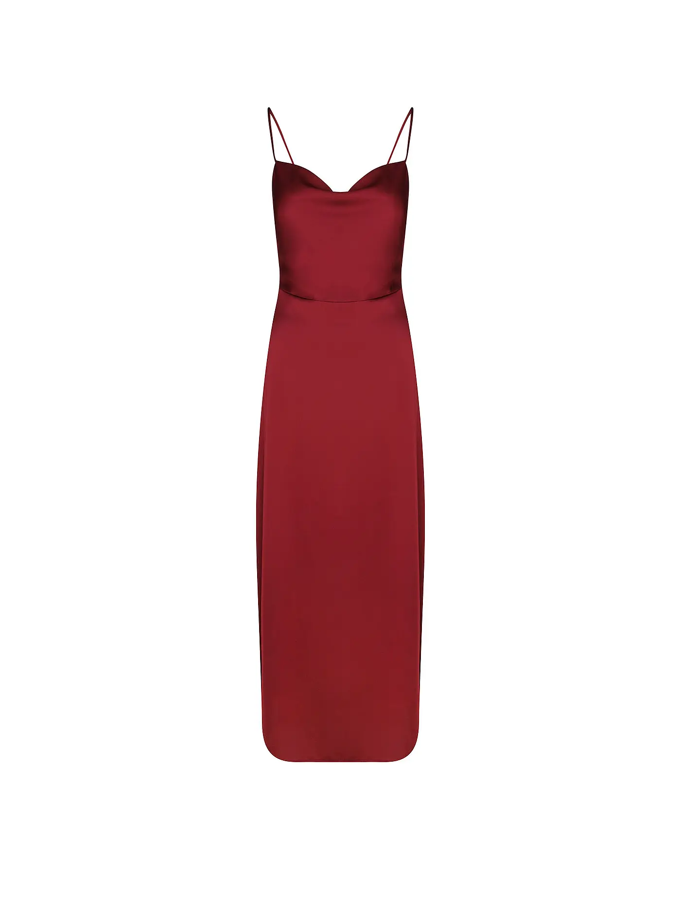 VILA | Abendkleid VIRAVENNA | dunkelrot